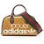 Borsa Duffle Mini Gucci x adidas Marrone Bianco Beige