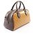 Borsa Duffle Mini Gucci x adidas Marrone Bianco Beige - vista 2