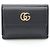 Cartera Gucci Petite Marmont Tri-fold Negro
