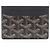 Tarjetero Goyard Saint-Sulpice Castaño Negro Blanco