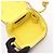 Borsa Chanel Matelassé in pelle d'agnello gialla Giallo - vista 3
