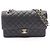 Borsa a tracolla Chanel Matelassé Double Flap Nero
