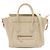 Céline Borsa Celine Luggage Nano Shopper in pelle avorio Crudo
