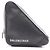 Borsa a mano clutch Balenciaga Triangle Second Bag Nero