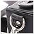 Borsa Fendi Soft Trunk Baguette Zucca Borsa a Tracolla 2-Way Nero - vista 10