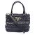 Borsa 2-Way Prada in pelle nera Nero