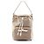 Borsa a mano 2-Way Prada LOGO JACQUARD Marrone Bianco Beige