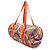 Hermès Borsa a tracolla Hermes AirSilk Duffle 44 Blu Multicolore Arancione - vista 3