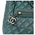 Zaino Chanel Matelassé Coco Mark Verde scuro - vista 10