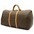 Borsa da viaggio a mano Louis Vuitton Monogram Keepall 60 Marrone - vista 3