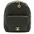 Chanel Matelassé Coco Mark Chain Rucksack Schwarz - Ansicht 2