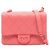 Bolsa de Ombro Chanel Mini Matelassé em Rosa
