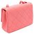 Bolsa de Ombro Chanel Mini Matelassé em Rosa - vista 2