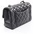 Borsa a tracolla Chanel Mini Matelassé 20 Nero - vista 2