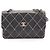Borsa a mano Chanel Wild Stitch Nera Nero