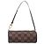Louis Vuitton Papillon Pochette Damier Marrone - vista 2
