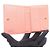 Portafoglio Bi-Fold Prada Rosa e Rosso in Pelle - vista 3