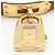 Hermès Kelly Uhr Goldplattiert Leder - Ansicht 12