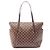 Borsa Tote Louis Vuitton Totally MM Damier Ebene Marrone