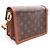 Borsa a tracolla Louis Vuitton Dauphine Mini Monogram Reverse Marrone Beige - vista 2