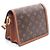 Borsa a tracolla Louis Vuitton Dauphine Mini Monogram Reverse Marrone Beige - vista 2