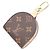 Charm Porta Borse Cane Monogram Louis Vuitton Marrone