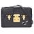 Clutch Trunk Louis Vuitton in pelle Epi nera Nero