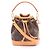 Noe Borsa Louis Vuitton Nano Noé Monogram Marrone