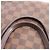 Borsa Tote Louis Vuitton Neverfull MM Damier Ebene Cerise Marrone - vista 10