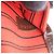 Borsa Tote Louis Vuitton Neverfull MM Damier Ebene Cerise Marrone - vista 5