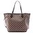 Louis Vuitton Neverfull MM Damier Ebene Tote Bag Braun