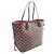 Louis Vuitton Neverfull MM Damier Ebene Tote Bag Braun - Ansicht 2