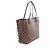 Borsa Tote Louis Vuitton Neverfull MM Marrone - vista 2