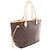 Borsa Tote Louis Vuitton Neverfull MM Marrone Fuschia - vista 2