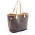 Borsa Tote Louis Vuitton Neverfull MM Monogram Marrone - vista 2