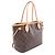 Borsa Tote Louis Vuitton Neverfull PM Marrone - vista 2