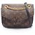 Borsa a tracolla Louis Vuitton Passy Monogram Marrone Nero