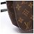 Borsa a tracolla Louis Vuitton Passy Monogram Marrone Nero - vista 8