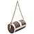 Borsa a tracolla Louis Vuitton Papillon Trunk Monogram Marrone Bianco - vista 2