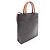 Céline Celine Small Vertical Cabas Triomphe 2-Way Tote Bag Marrone Nero - vista 2