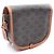 Céline Borsa Celine Folco Medium Triomphe Marrone Nero - vista 2