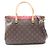Borsa a mano 2-Way Louis Vuitton Pallas Monogram Marrone