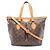 Borsa Louis Vuitton Palermo PM Marrone