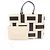Borsa Tote Bottega Veneta Arco Marrone Beige