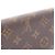 Cartera bi-fold de cuero marrón Louis Vuitton Castaño - vista 10
