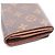 Cartera bi-fold de cuero marrón Louis Vuitton Castaño - vista 5