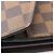 Louis Vuitton Portefeuille Sarah Damier Ebene Bi-fold Long Wallet Marrone - vista 10