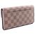 Louis Vuitton Portefeuille Sarah Damier Ebene Bi-fold Long Wallet Marrone - vista 2
