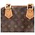 Borsa Louis Vuitton Manhattan PM Marrone - vista 9