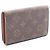 Cartera bi-fold de cuero marrón Louis Vuitton Castaño - vista 2